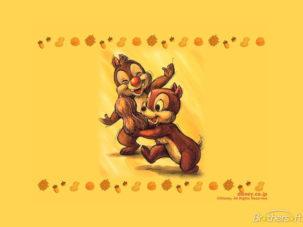 Free Disney Thanksgiving Wallpapers Background Long - Chip And Dale Background - HD Wallpaper 