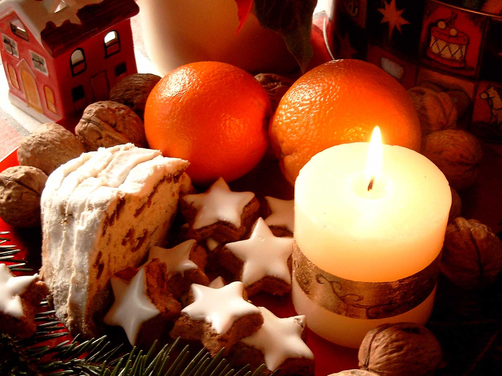Christmas Candle Wallpaper Gif - HD Wallpaper 