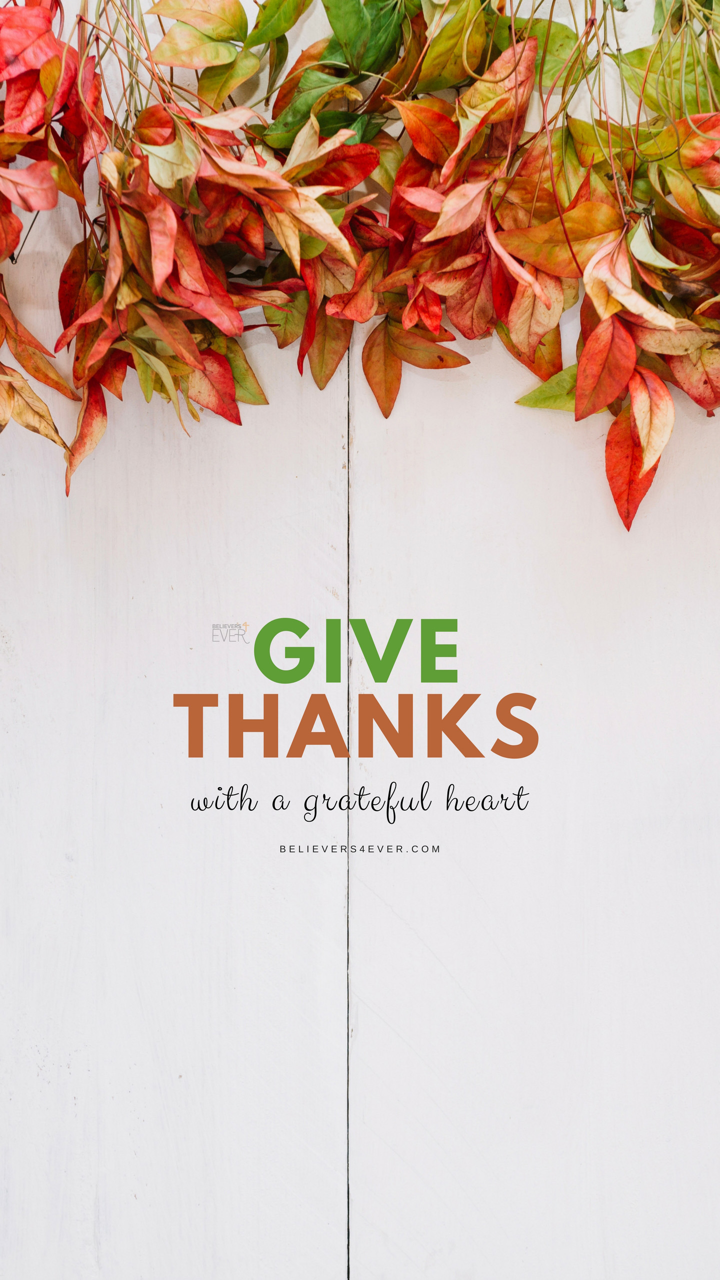 Give Thanks Mobile Thanksgiving Wallpaper - Give Thanks With A Grateful Heart Banner - HD Wallpaper 