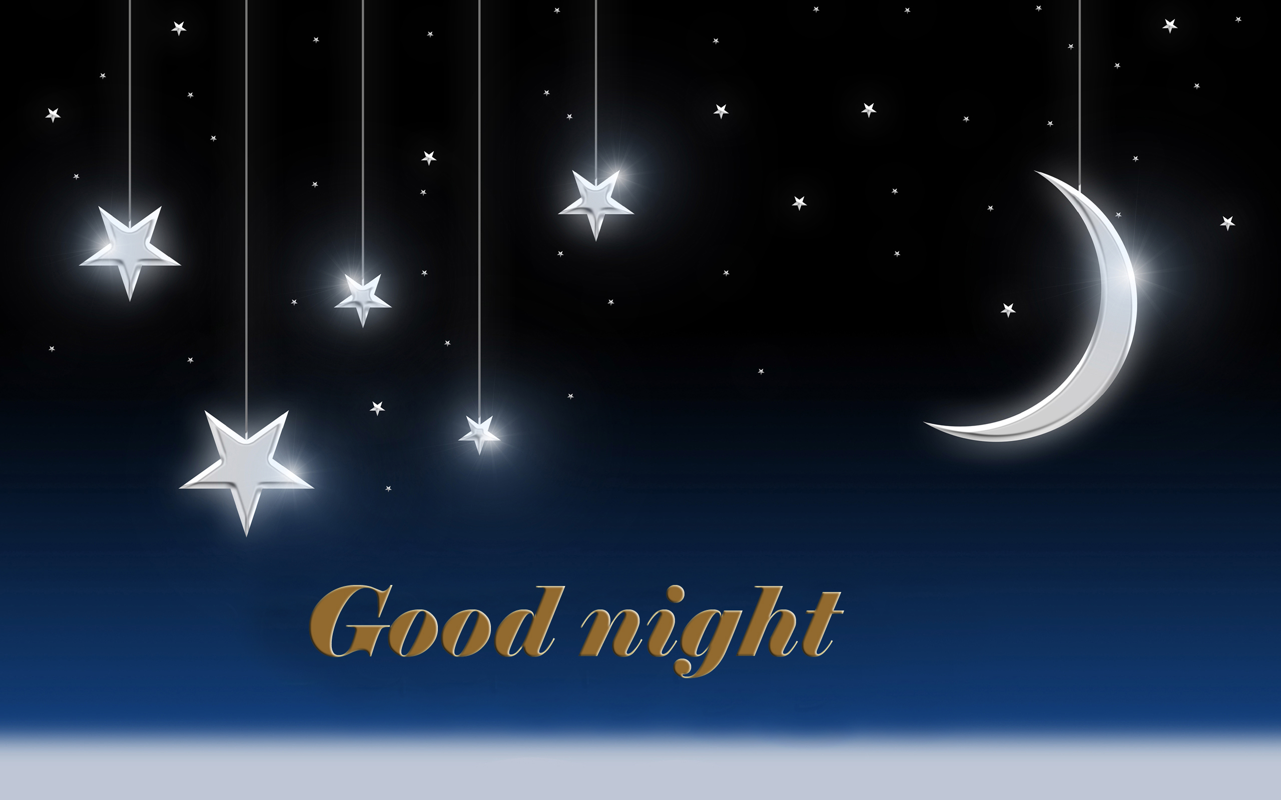 3d Good Night Image - Good Night Star Moon - HD Wallpaper 