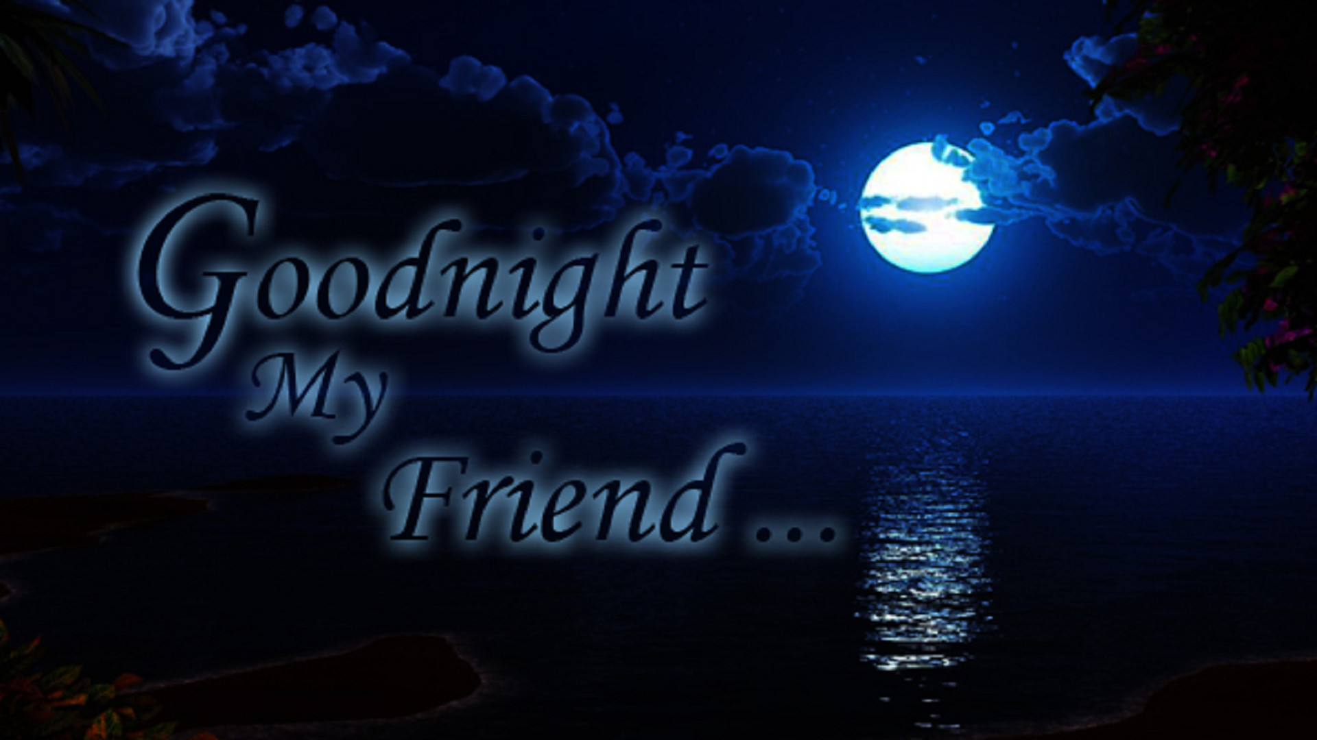 Good Night Wallpaper Free Hd So Beautiful 
 Src Good - Good Night Friends New - HD Wallpaper 
