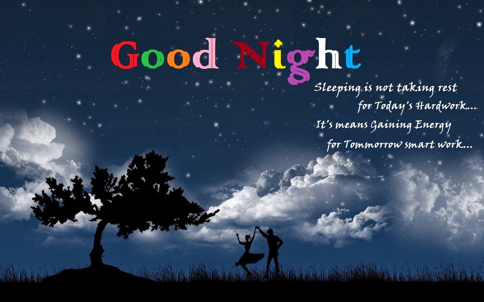 Good Night Message For Someone Special - HD Wallpaper 