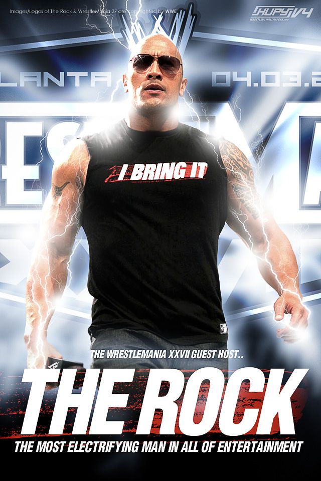 Wwe The Rock Hd - HD Wallpaper 