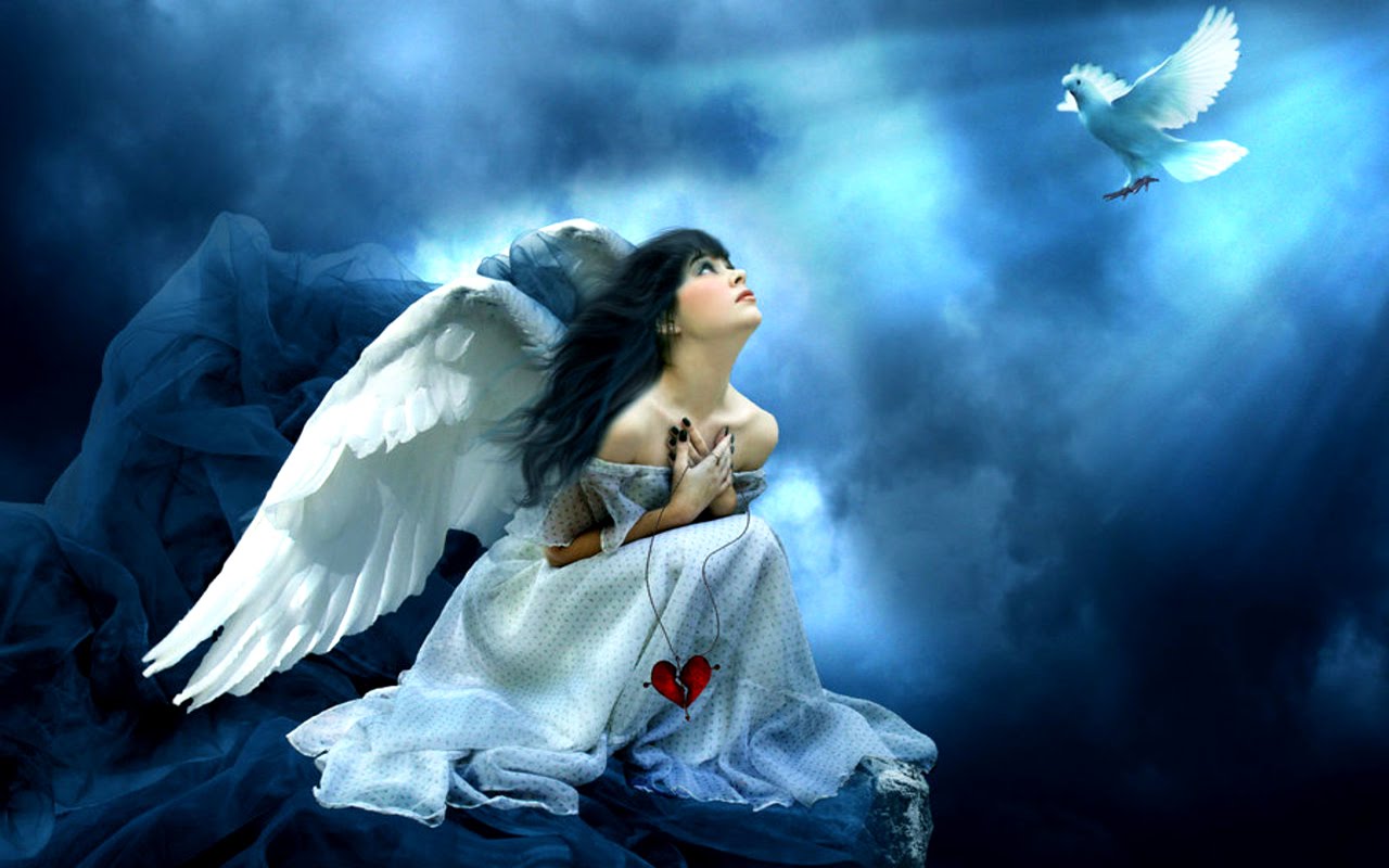 Angels Hd Wallpapers Best Angel Wallpapers Dark Angel - Angel High Resolution - HD Wallpaper 