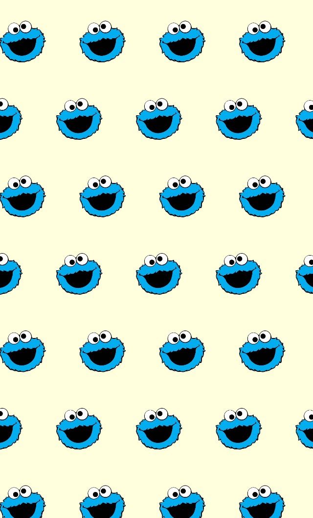 Background Cookie Monster Wallpaper Iphone - HD Wallpaper 