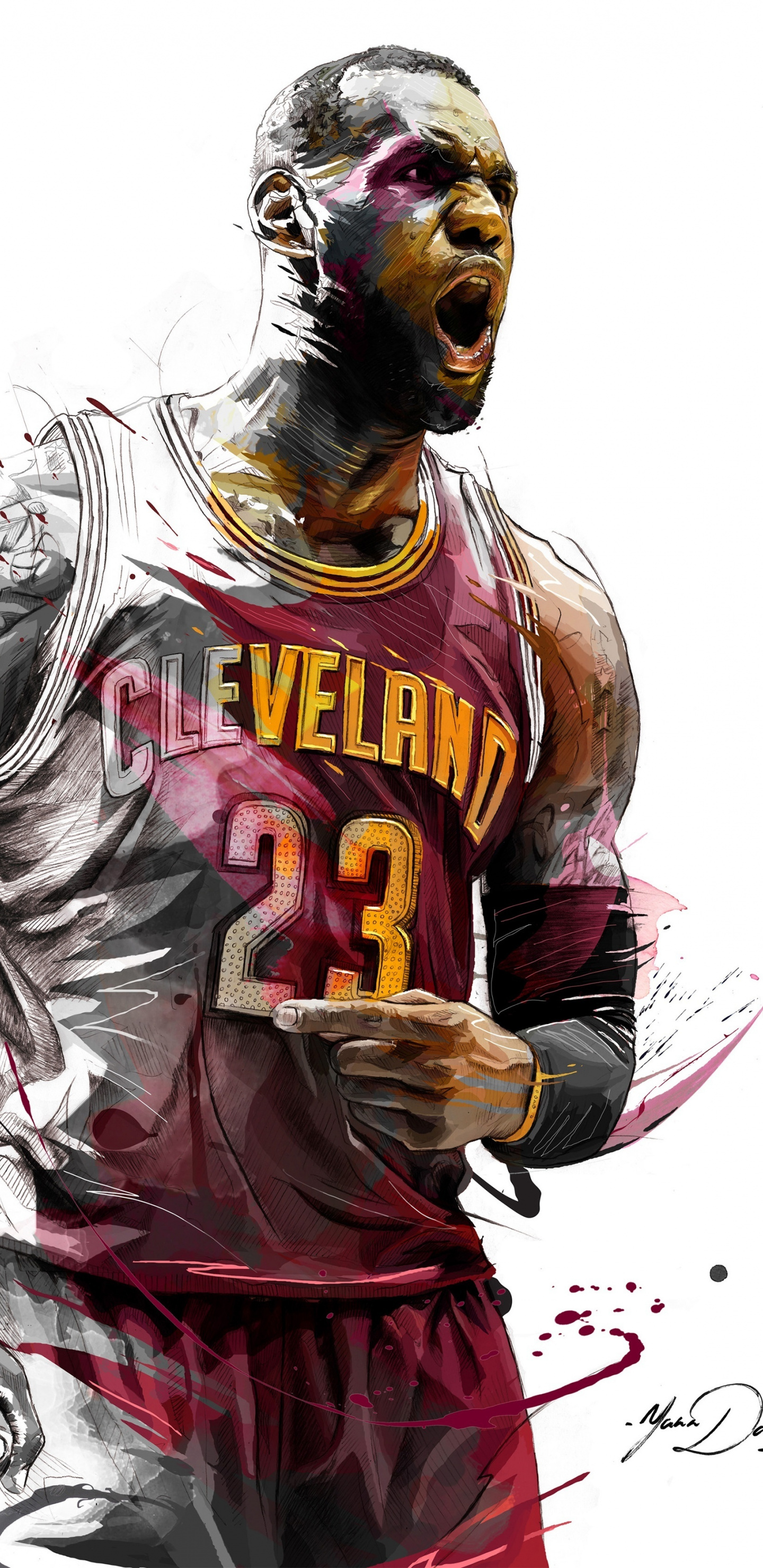 Lebron James, Basketball Player, Artwork, Wallpaper - Le Bron James - HD Wallpaper 