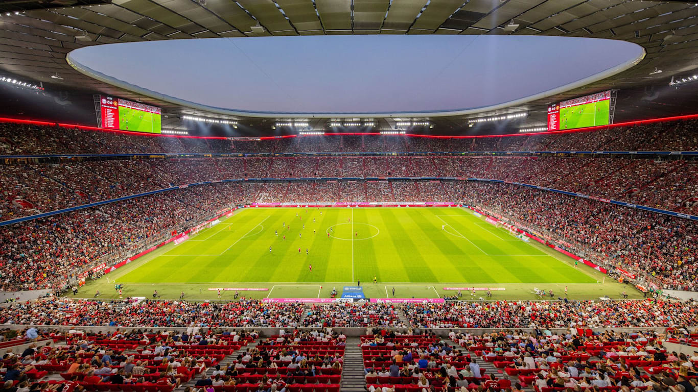 Allianz Arena - HD Wallpaper 