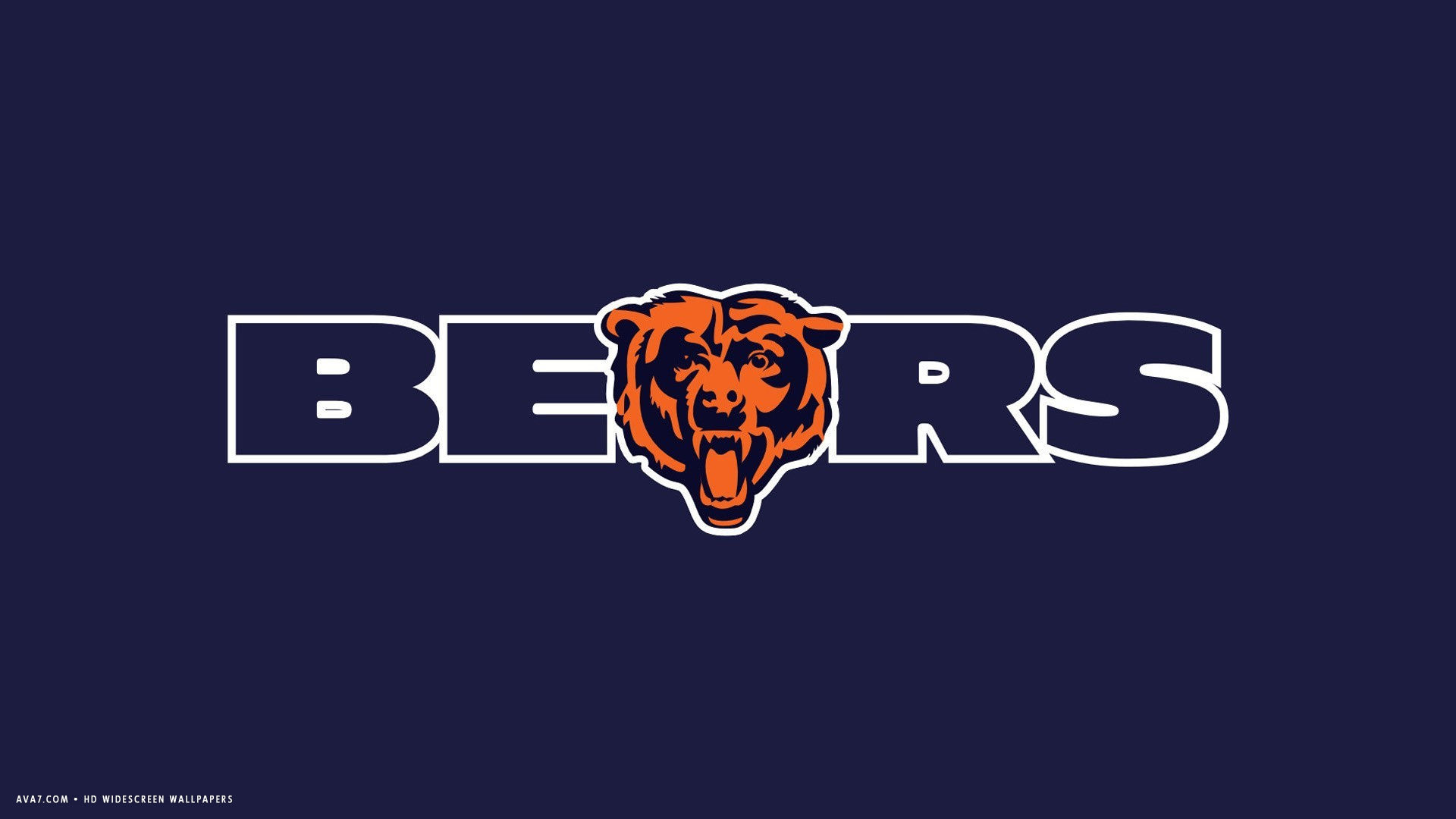 Chicago Bears Nfl Football Team Hd Widescreen Wallpaper - Chicago Bears Wallpaper Widescreen - HD Wallpaper 