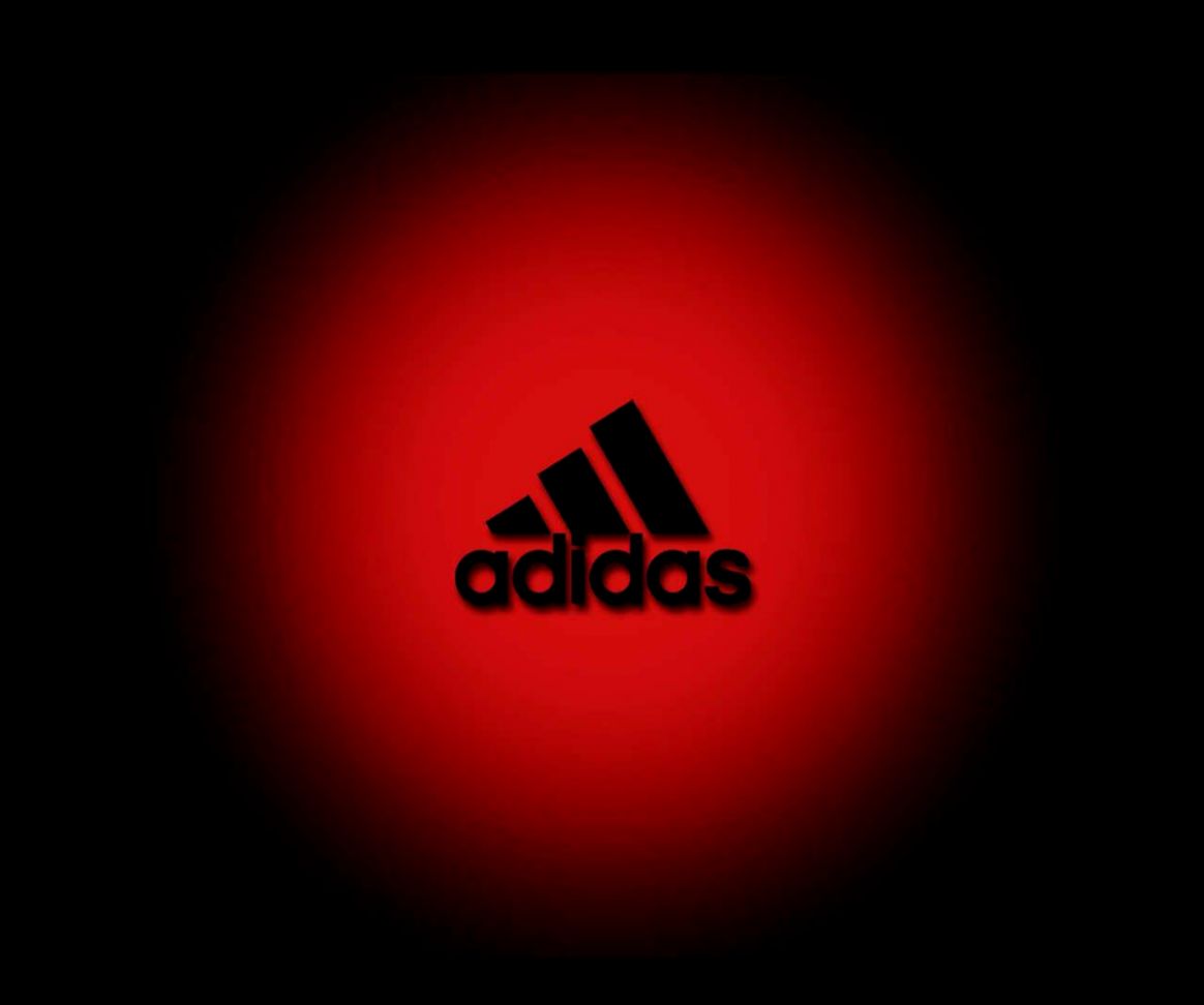 Red And Black Adidas Logos - Adidas - HD Wallpaper 