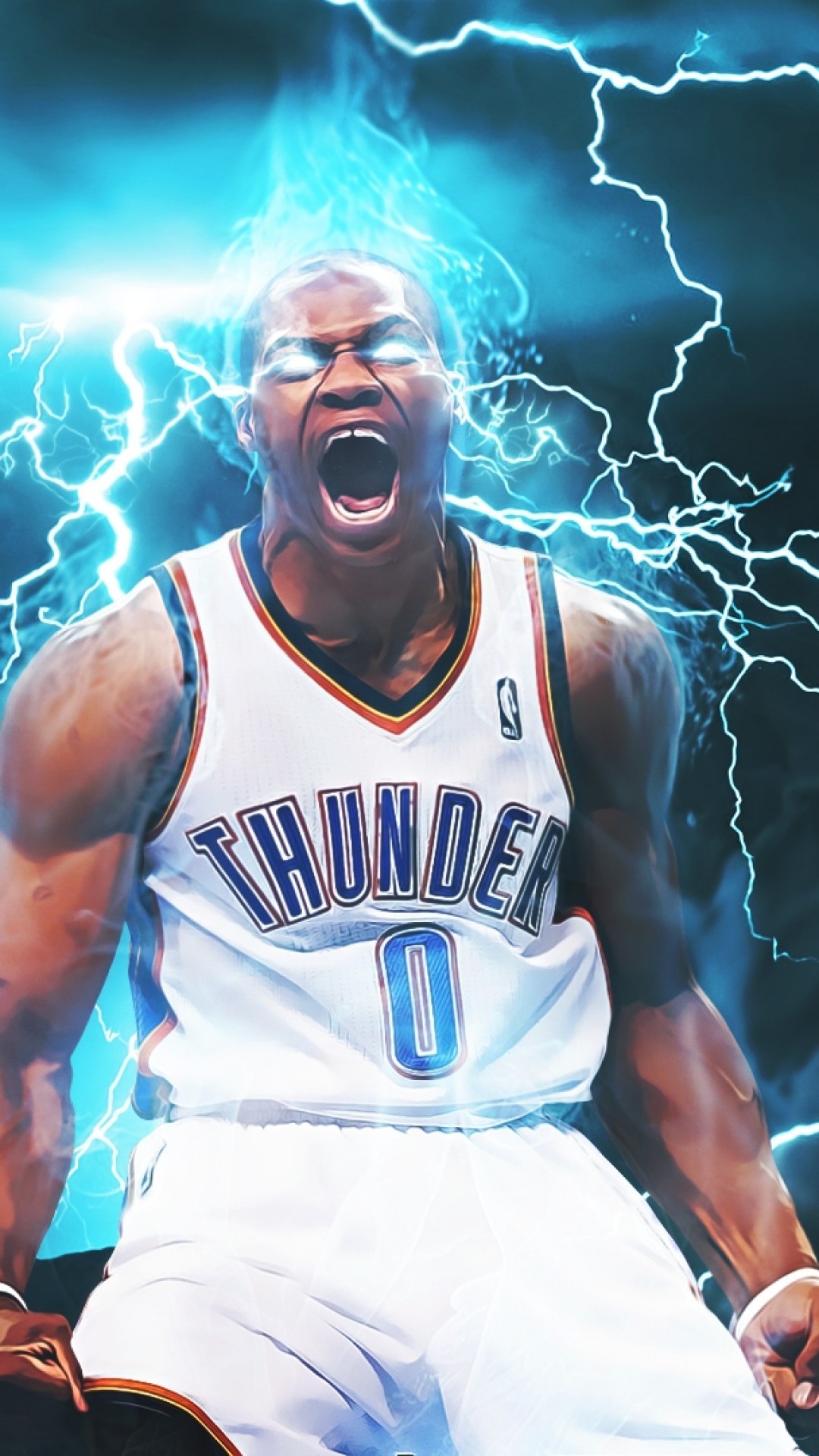 Oklahoma City Thunder, Russell Westbrook, Basketball - Russell Westbrook Wallpaper Phone - HD Wallpaper 