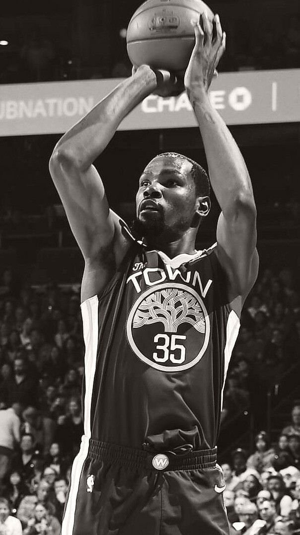 kevin durant black and white