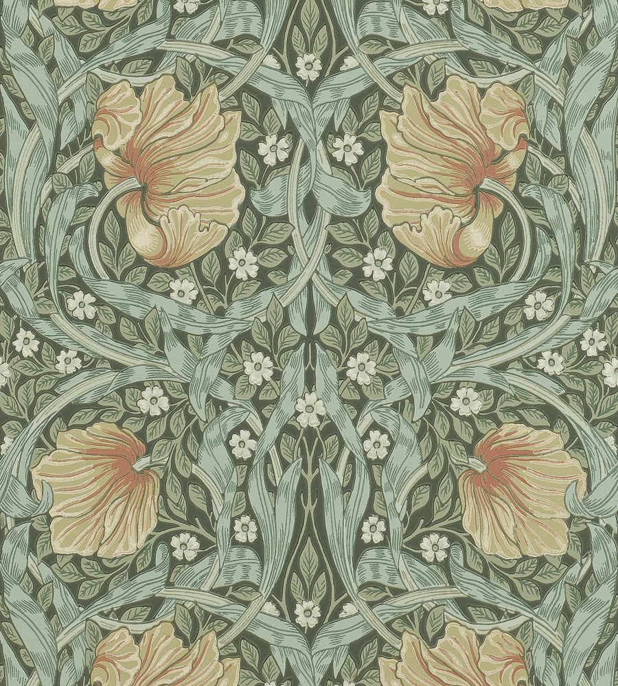 William Morris Pimpernel Wallpaper 1883 - HD Wallpaper 