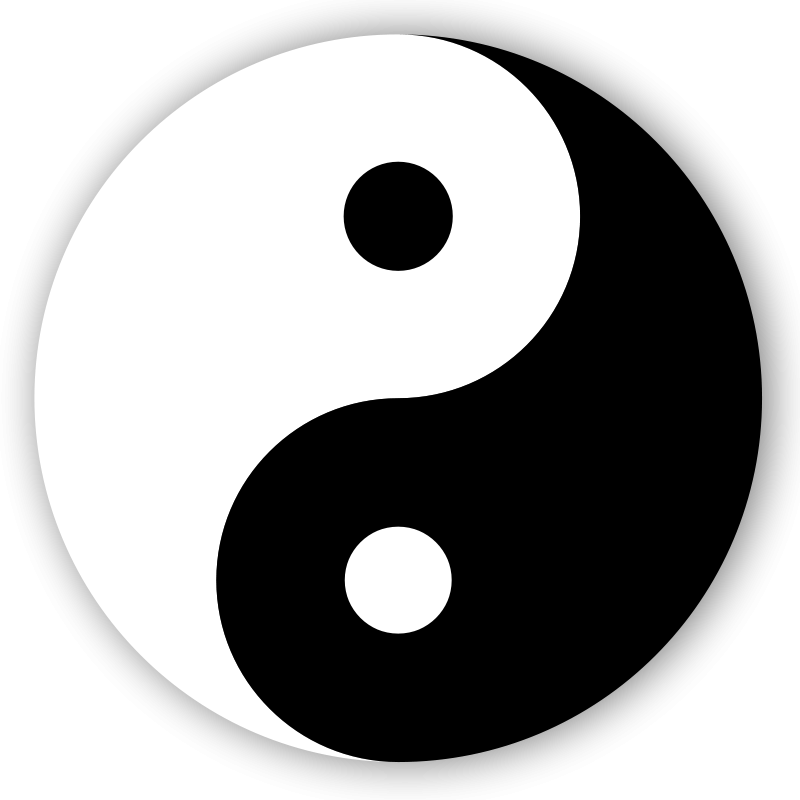Yin Yang Symbol - Yin Yang Clipart - HD Wallpaper 