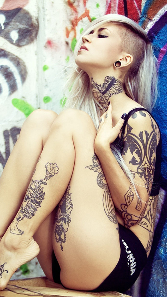 Tattoo Girl Wallpaper Hd - Sara Fabel - HD Wallpaper 