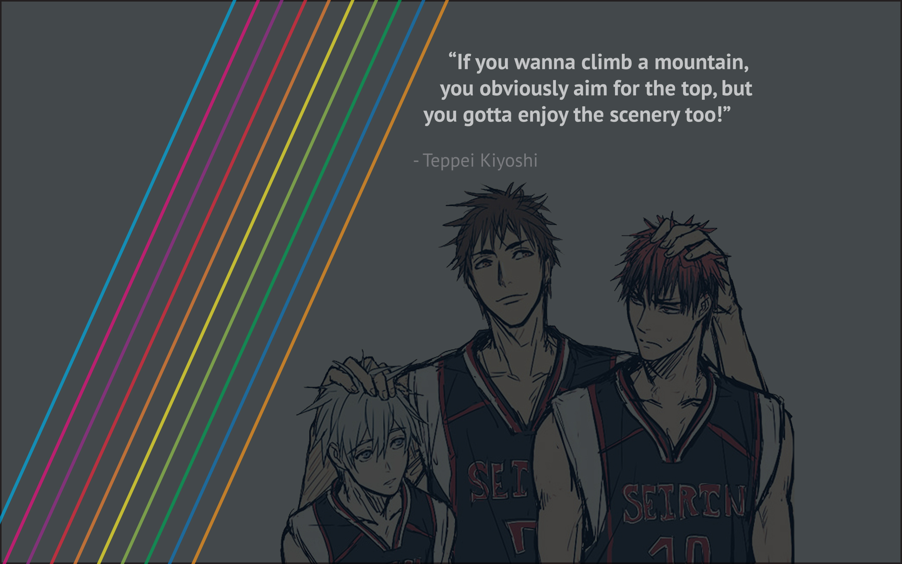 Kuroko No Basket Wallpaper Quote - HD Wallpaper 