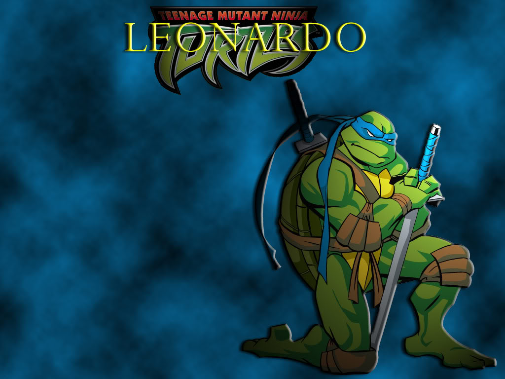 Leo - Tmnt 2003 Leonardo Wallpaper Hd - HD Wallpaper 