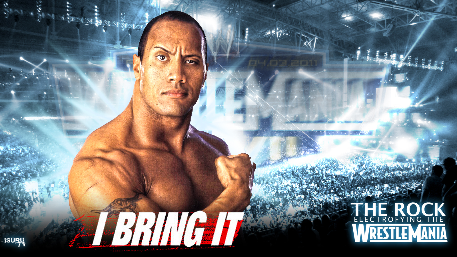 The Rock - Wwf Smackdown Just Bring It Season - HD Wallpaper 