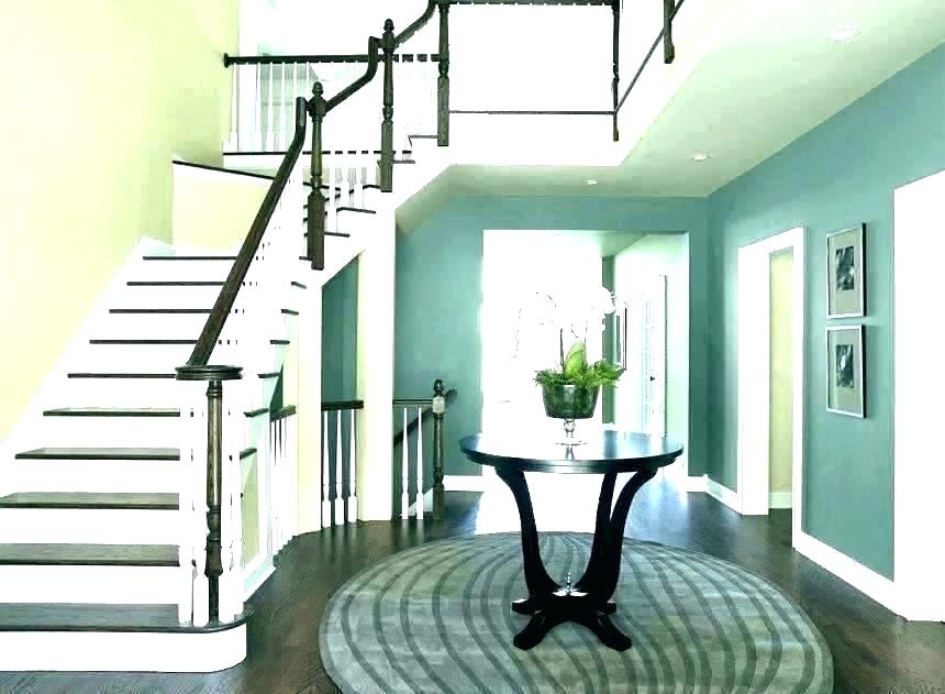 Wallpaper For Entry Hallway Wallpaper For Entrance - Stairs Wall Color Ideas - HD Wallpaper 