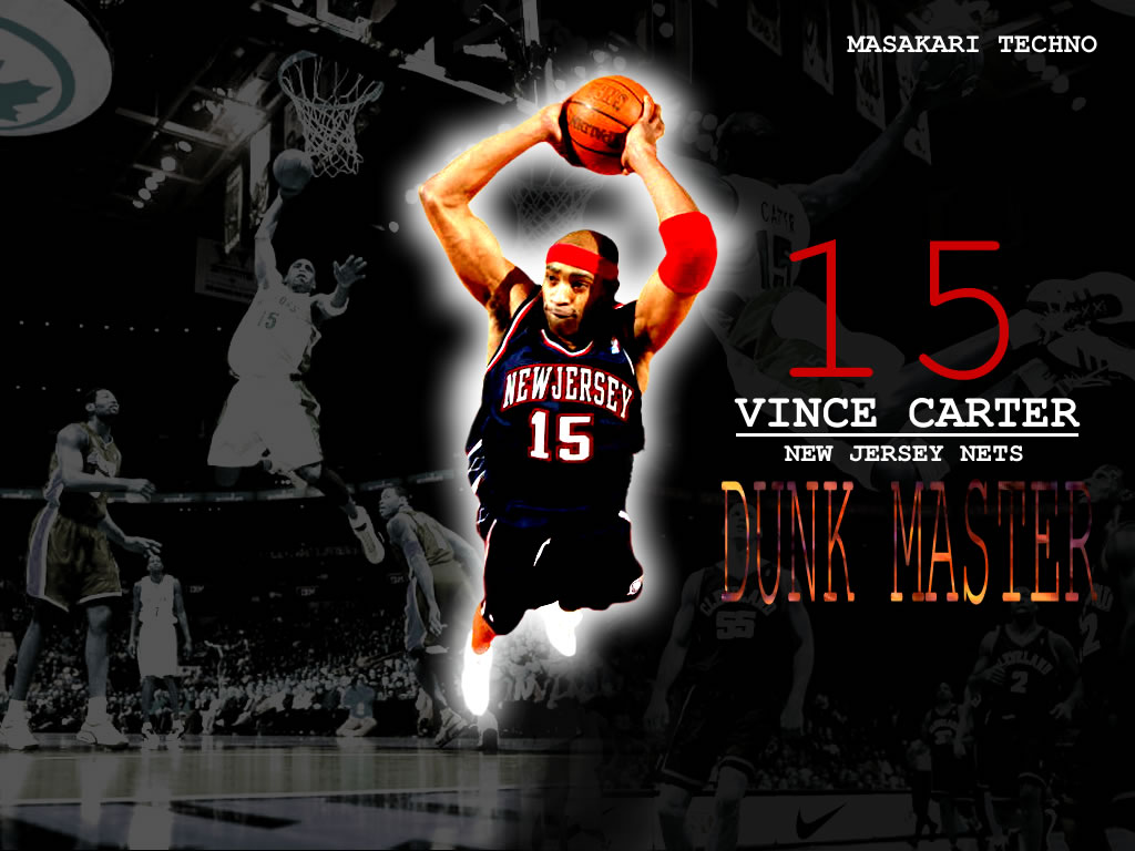Hd Basketball Wallpapers - Vince Carter Dunk - HD Wallpaper 