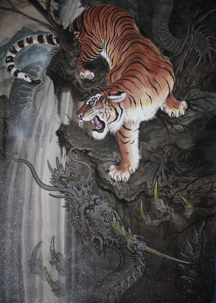 Tim Lehi Tiger Tattoo - HD Wallpaper 
