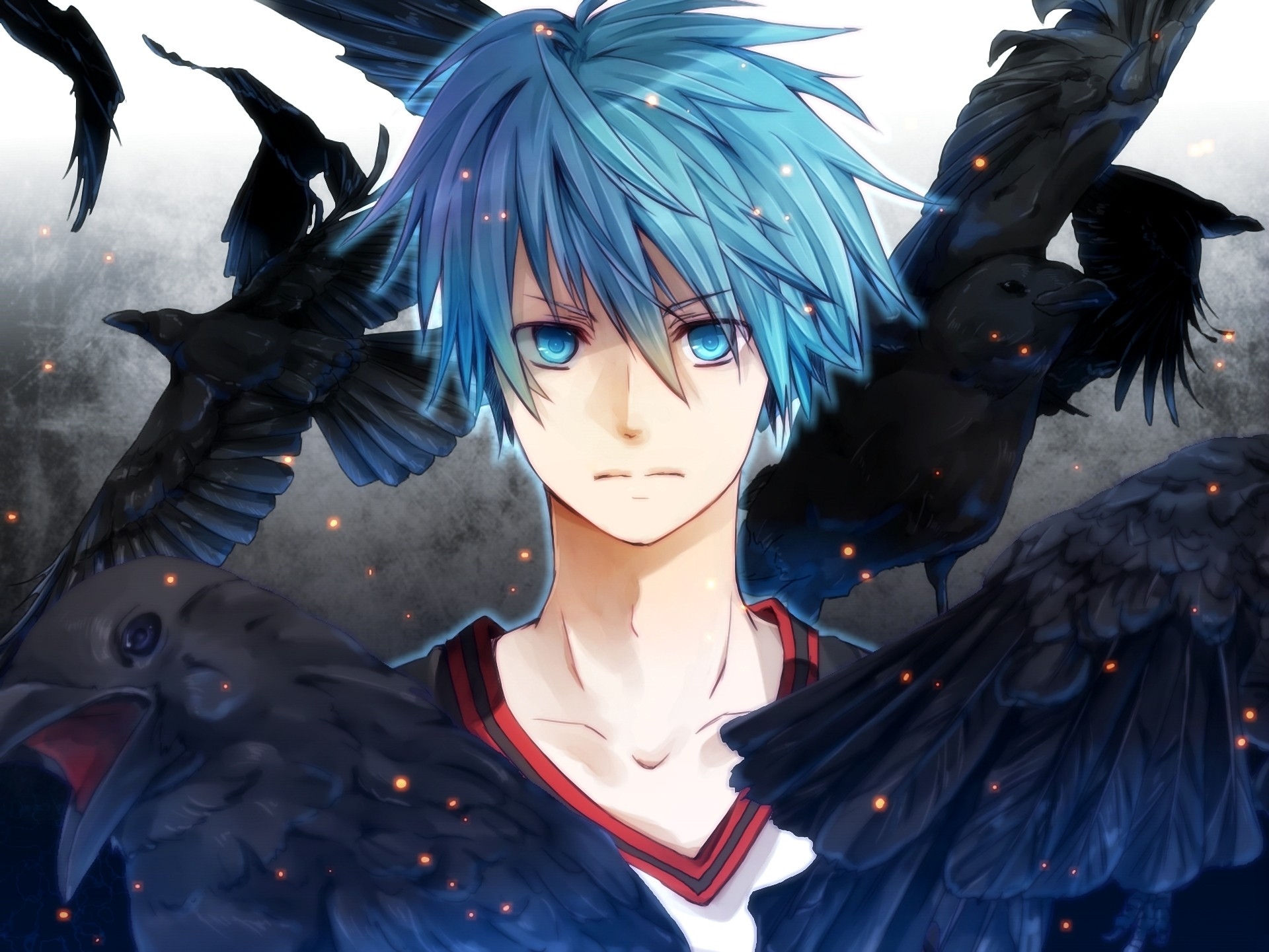 Anime Boys With Blue Hair And Blue Eyes - 1920x1441 Wallpaper 
