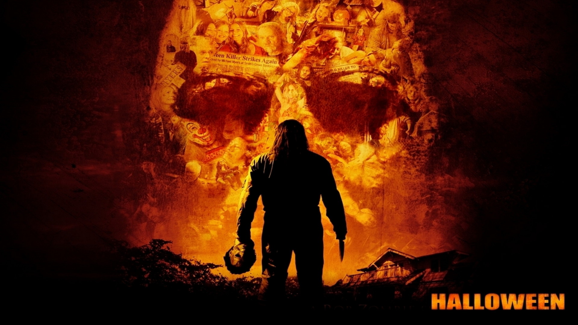 Halloween Movie Wallpaper 
 Data-src /w/full/b/e/1/33074 - Halloween Rob Zombie - HD Wallpaper 