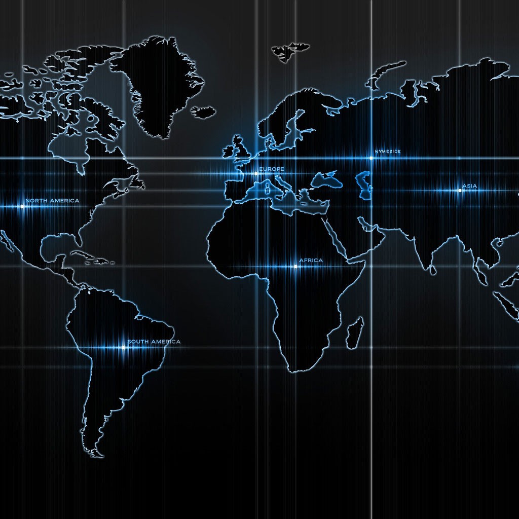 Techno Map - Spy Map Of The World - HD Wallpaper 