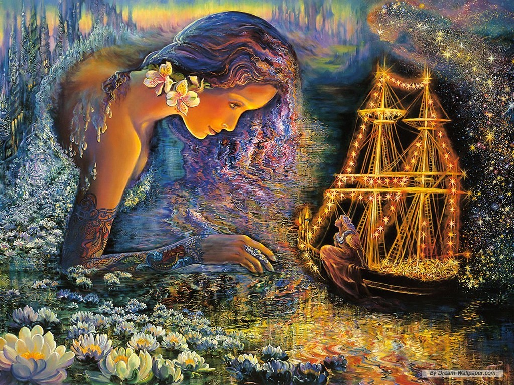 Free Art Wallpaper - Josephine Wall Fantasy Artist - HD Wallpaper 