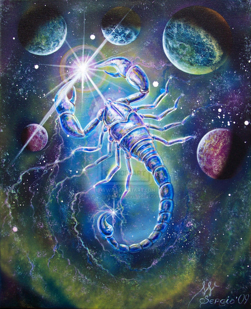 Scorpio Art - Scorpio Zodiac Sign Art - 806x992 Wallpaper 