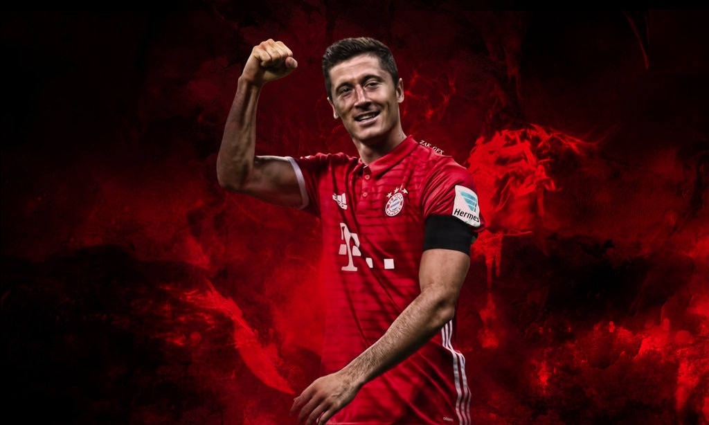 Robert Lewandowski Wallpapers - Imagenes 4k De Robert Lewandowski - HD Wallpaper 