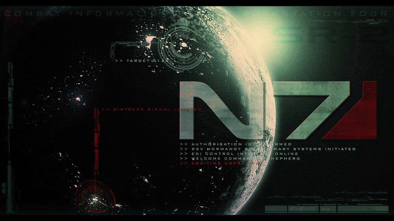 Mass Effect 3 N7 - HD Wallpaper 