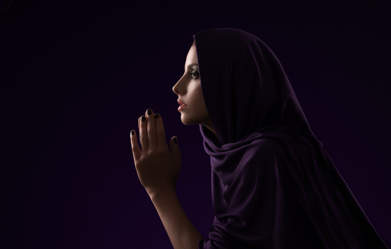 Photo Wallpaper Girl, Plea, Prayer - Girl - HD Wallpaper 