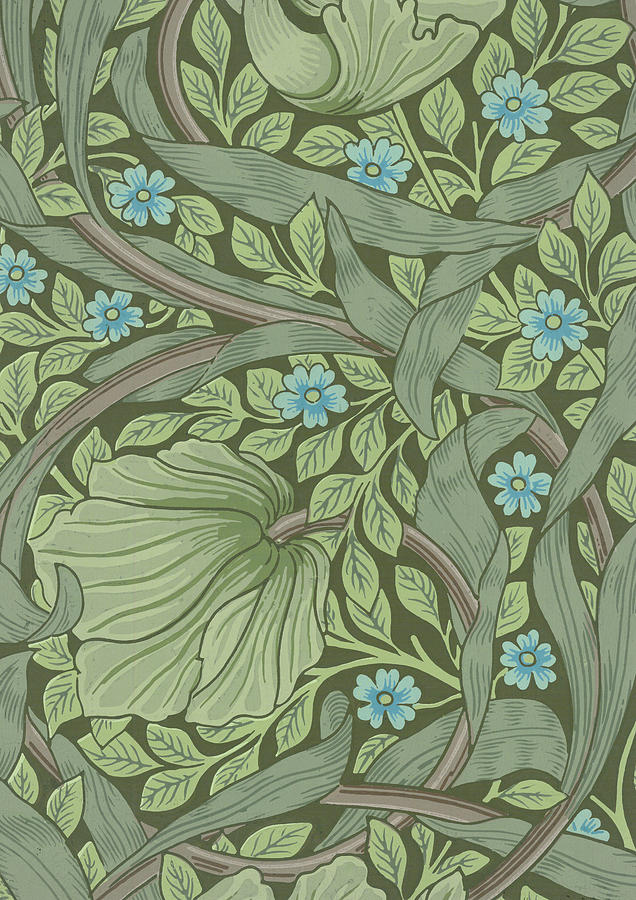 William Morris Forget Me Not - HD Wallpaper 
