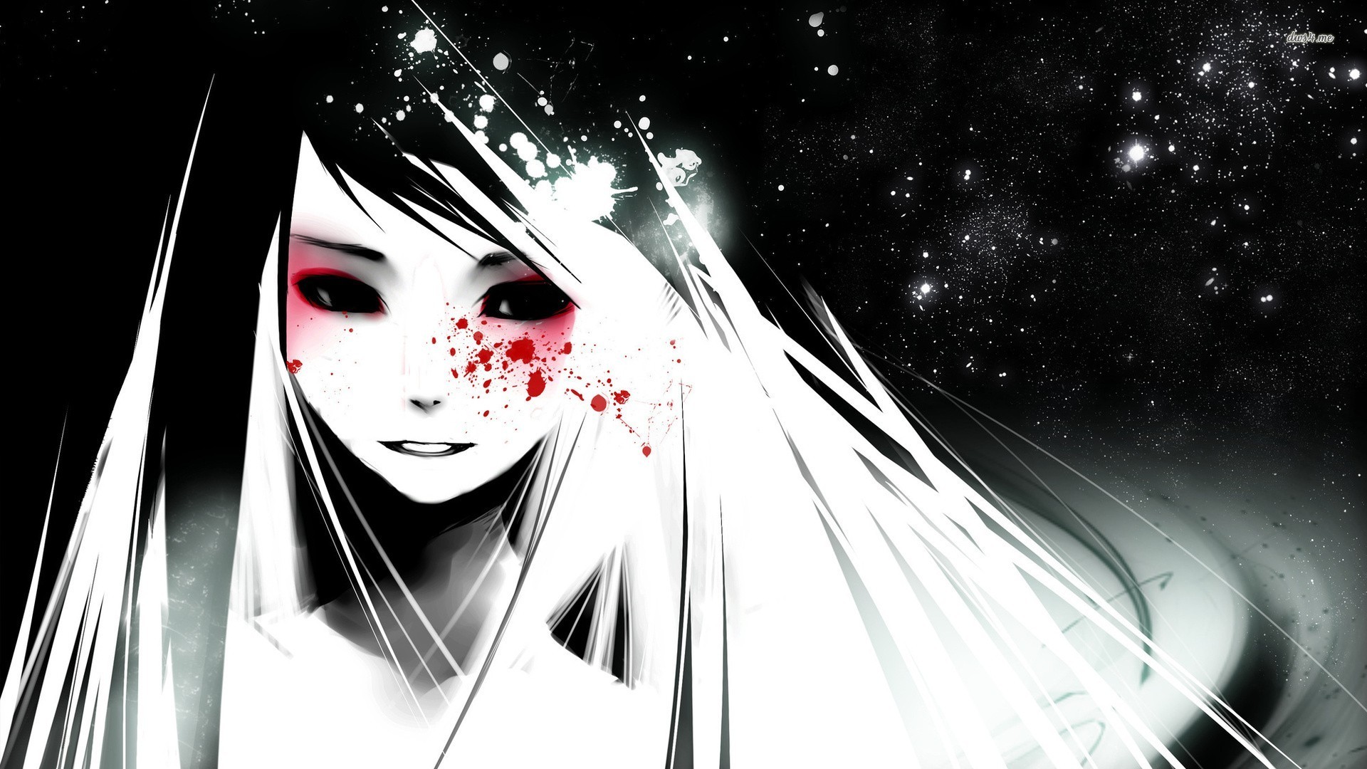 Anime Girl Wallpaper Dark - HD Wallpaper 