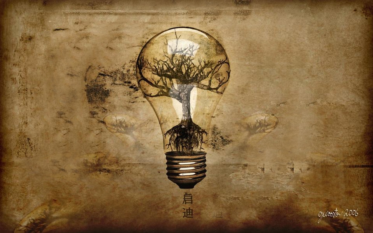 Science Trees Light Bulb Wallpaper High Quality - Cool Hd Wallpapers For Mobiles - HD Wallpaper 