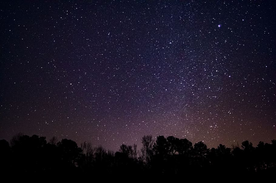 Night, Sky, Gemini, Meteor, Shower, Stars, Landscape, - Star - HD Wallpaper 