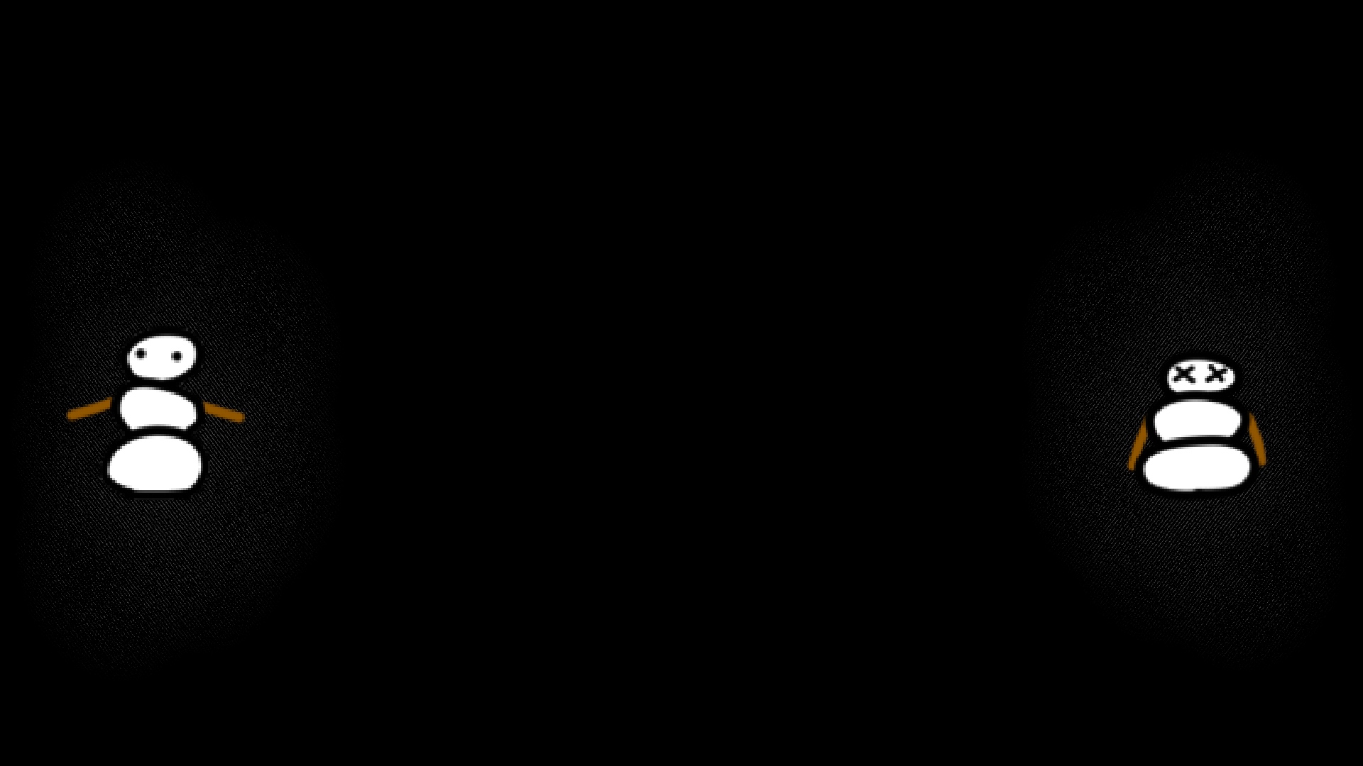 Snowman Wallpaper Black 19x1080 Wallpaper Teahub Io