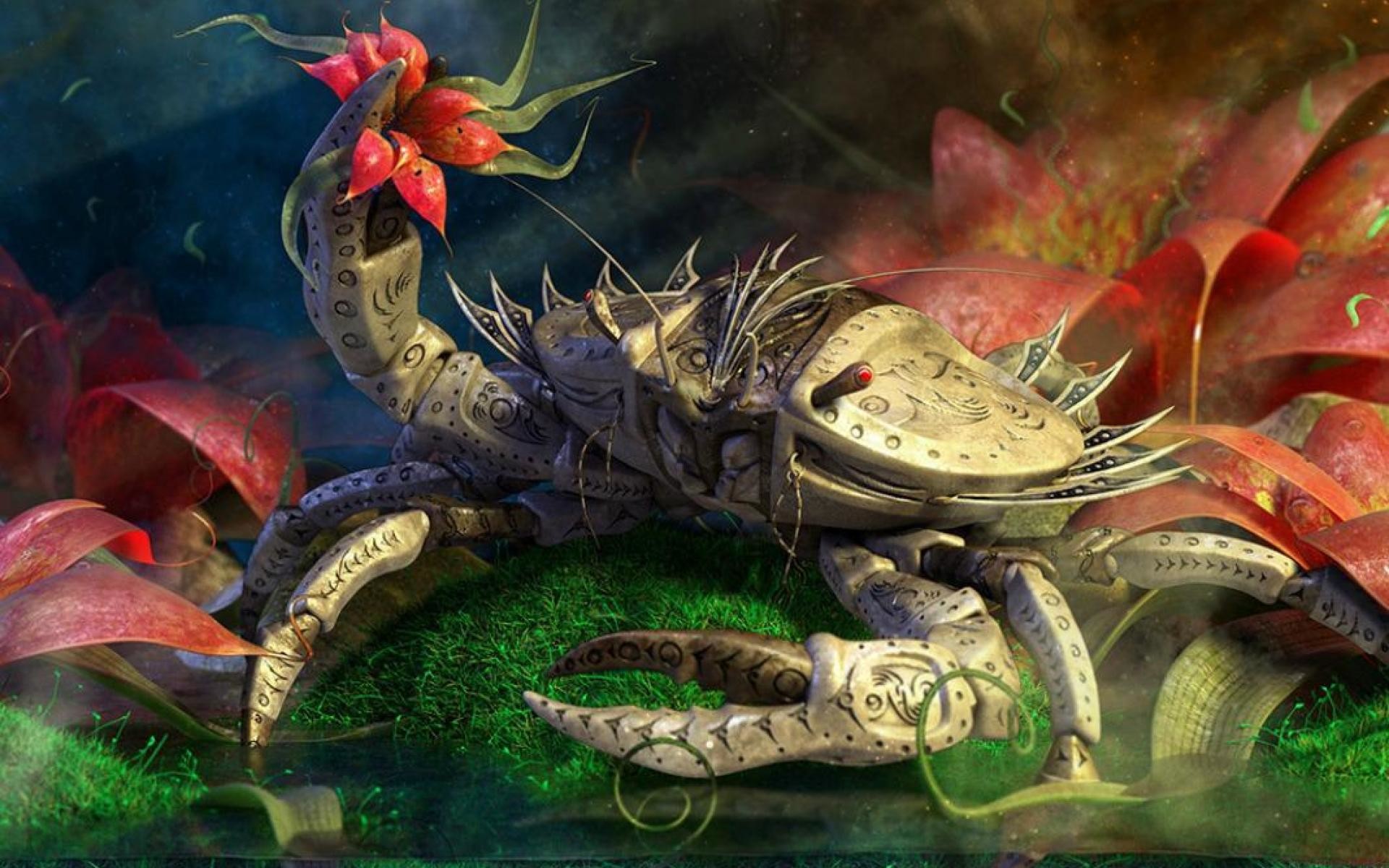 Cancer Zodiac Full Hd Wallpaper 
 Data Src Large Zodiac - Zodiac Cancer - HD Wallpaper 