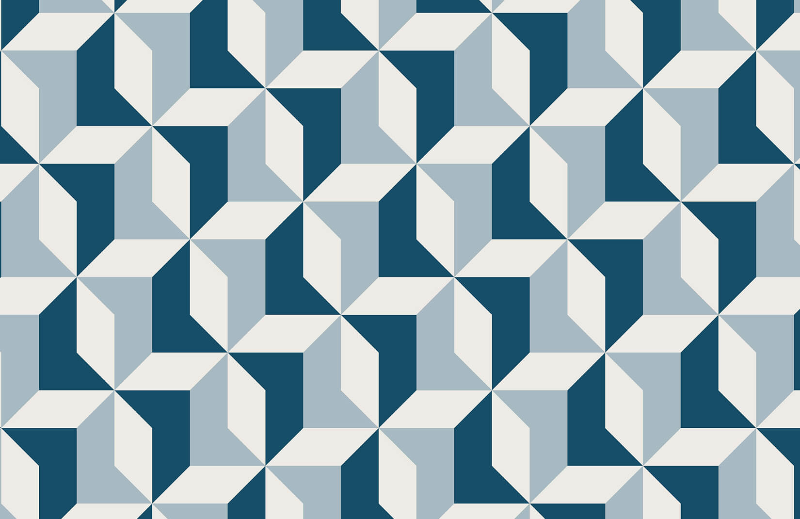 Geometric Wallpaper Blue Grey - HD Wallpaper 