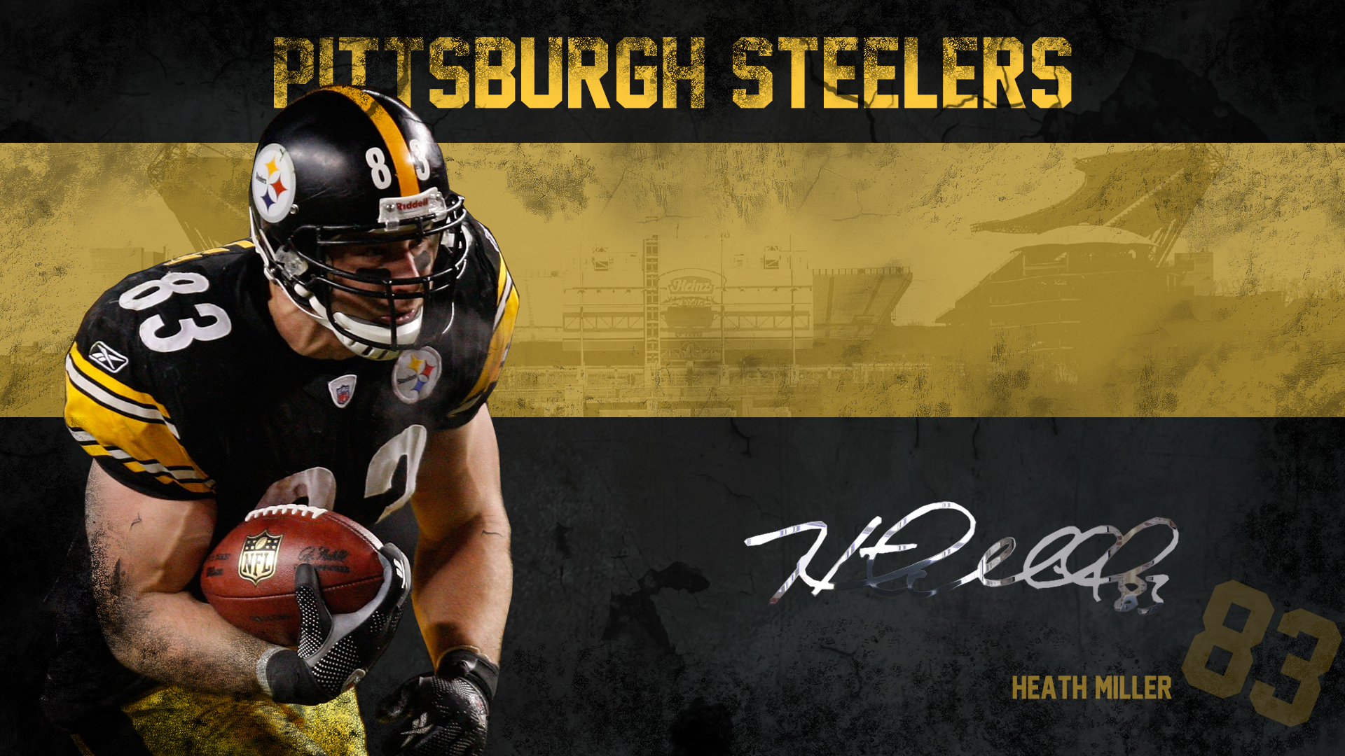 Heath Miller Wallpaper - Pittsburgh Steelers Fondo De Pantalla Hd - HD Wallpaper 