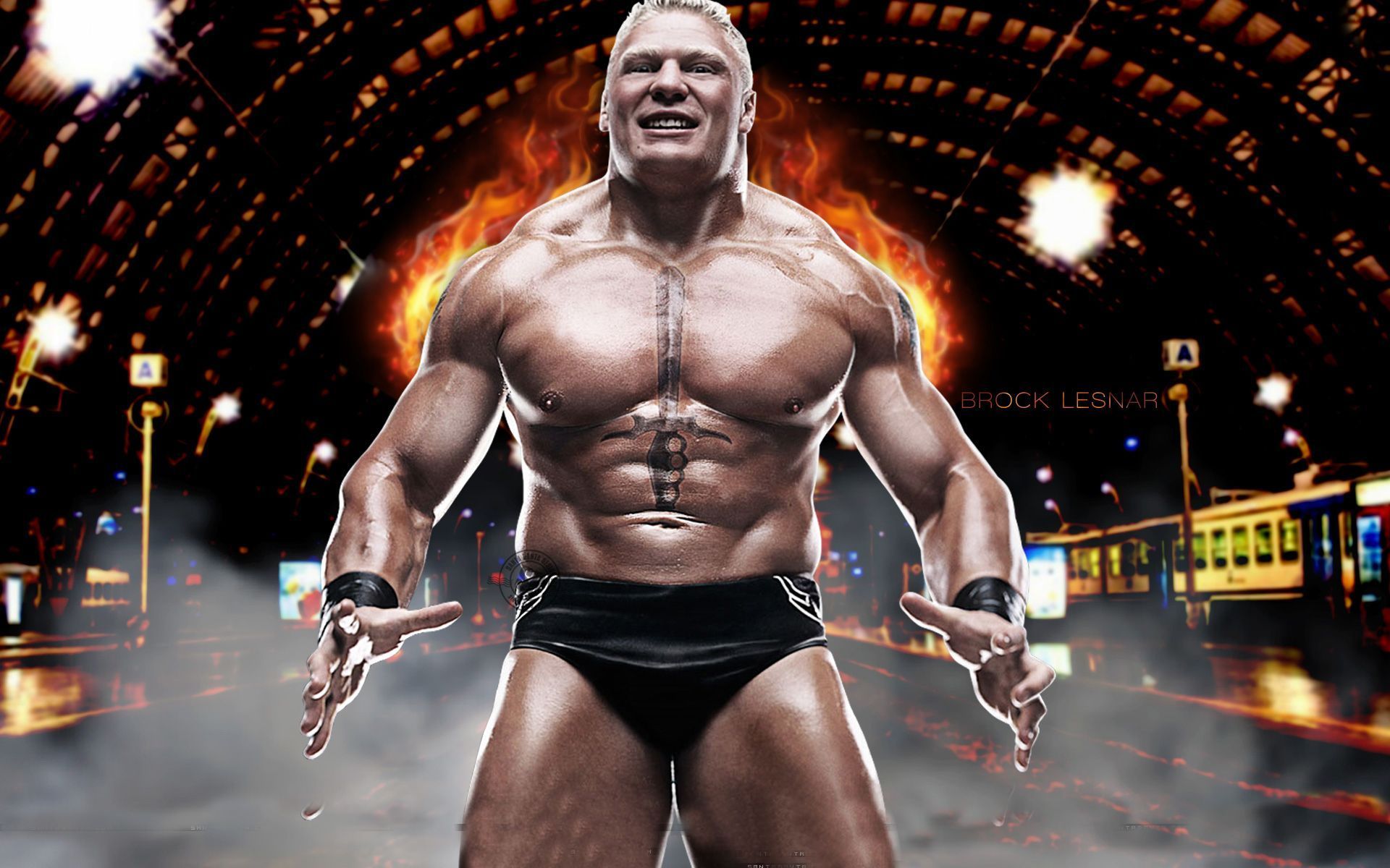 Wwe Brock Lesnar Wwe World Heavyweight Champion - HD Wallpaper 