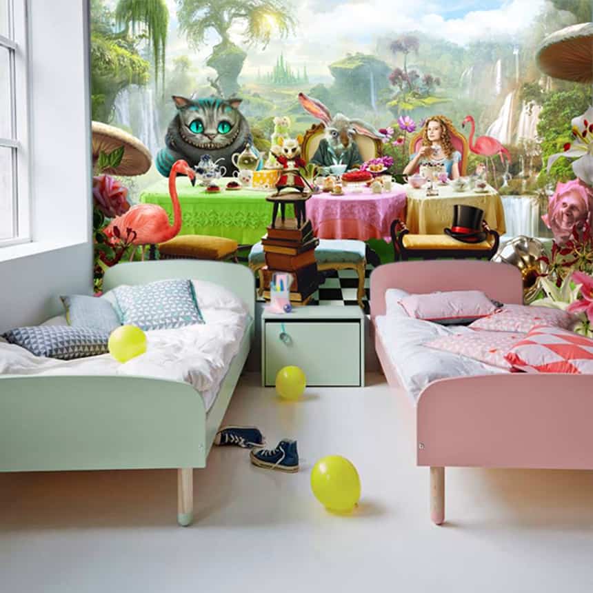 Alice In Wonderland Wall Mural - HD Wallpaper 