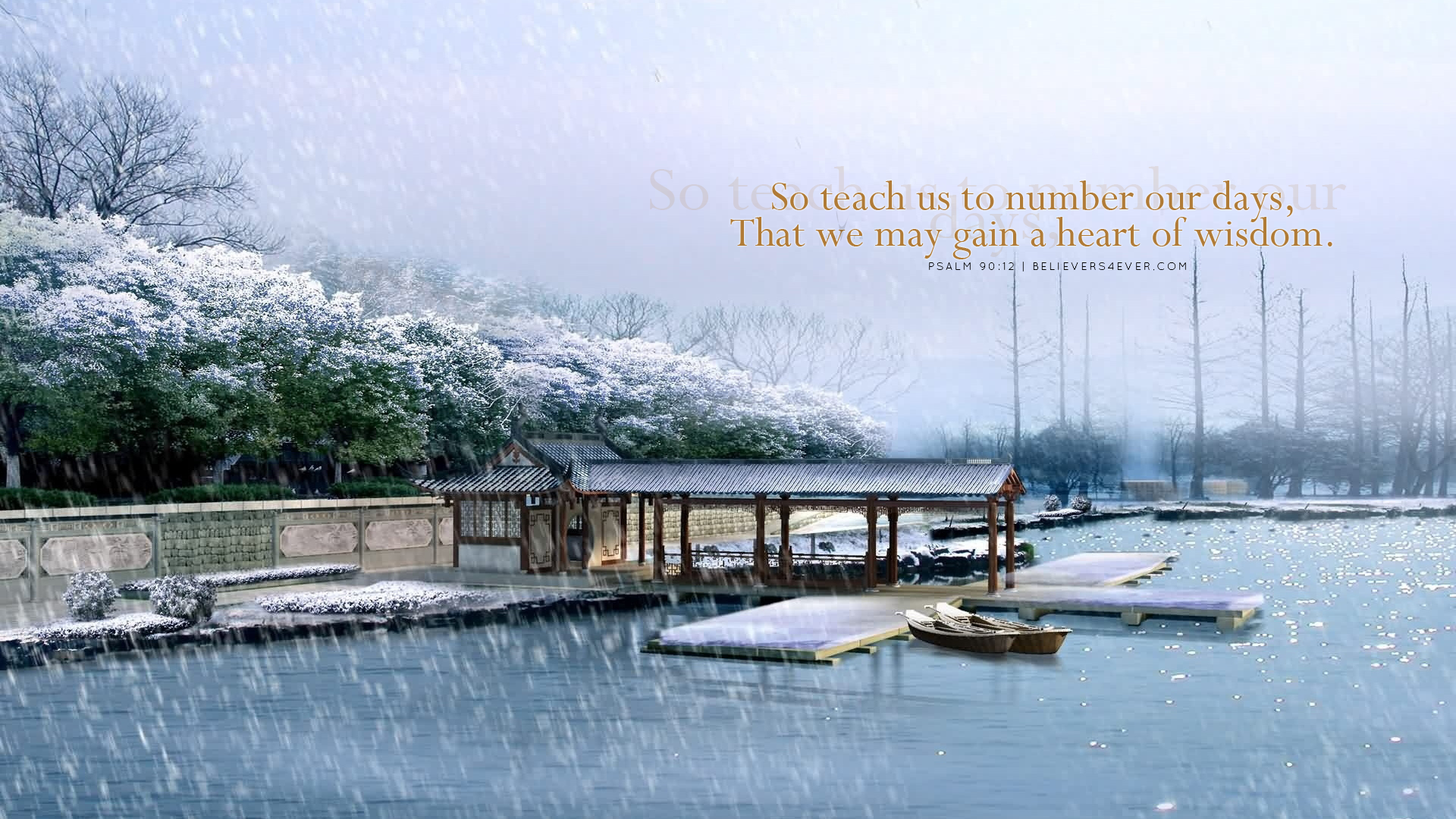 Teach Us To Number Our Days Psalm - HD Wallpaper 
