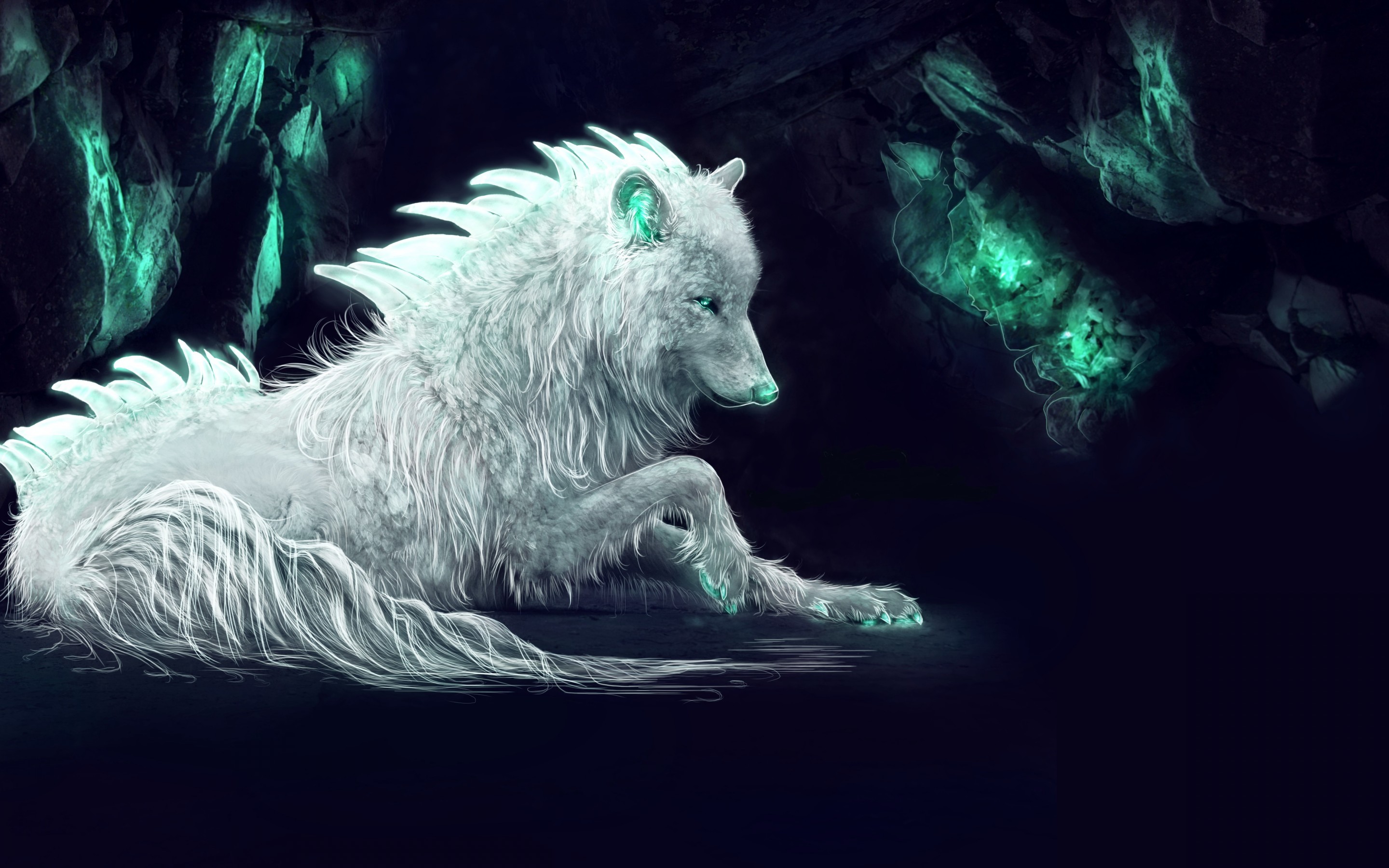 2880x1800, Arctic Wolf Wallpapers - Wolf Wallpaper For Chromebook - HD Wallpaper 