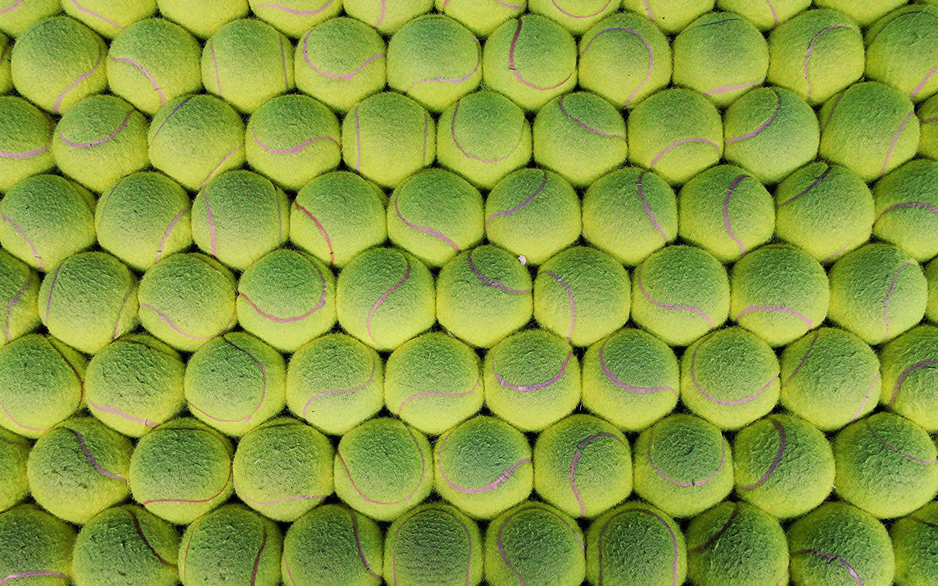 Wallpaper Many Green Tennis - Tennis Balls Texture - HD Wallpaper 