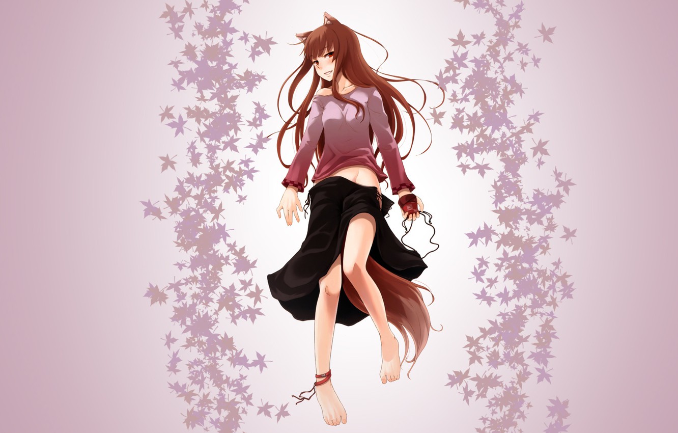 Photo Wallpaper Holo, Spice And Wolf, Spice And Wolf, - Spice And Wolf Holo Modele - HD Wallpaper 