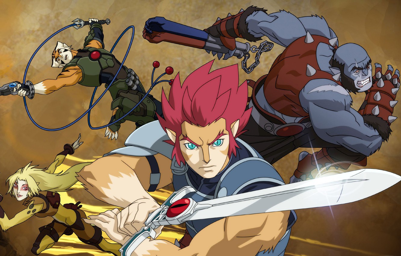 Photo Wallpaper Sword, Lion, Cartoon, Ken, Blade, Warrior, - Remake Thundercats 2011 - HD Wallpaper 