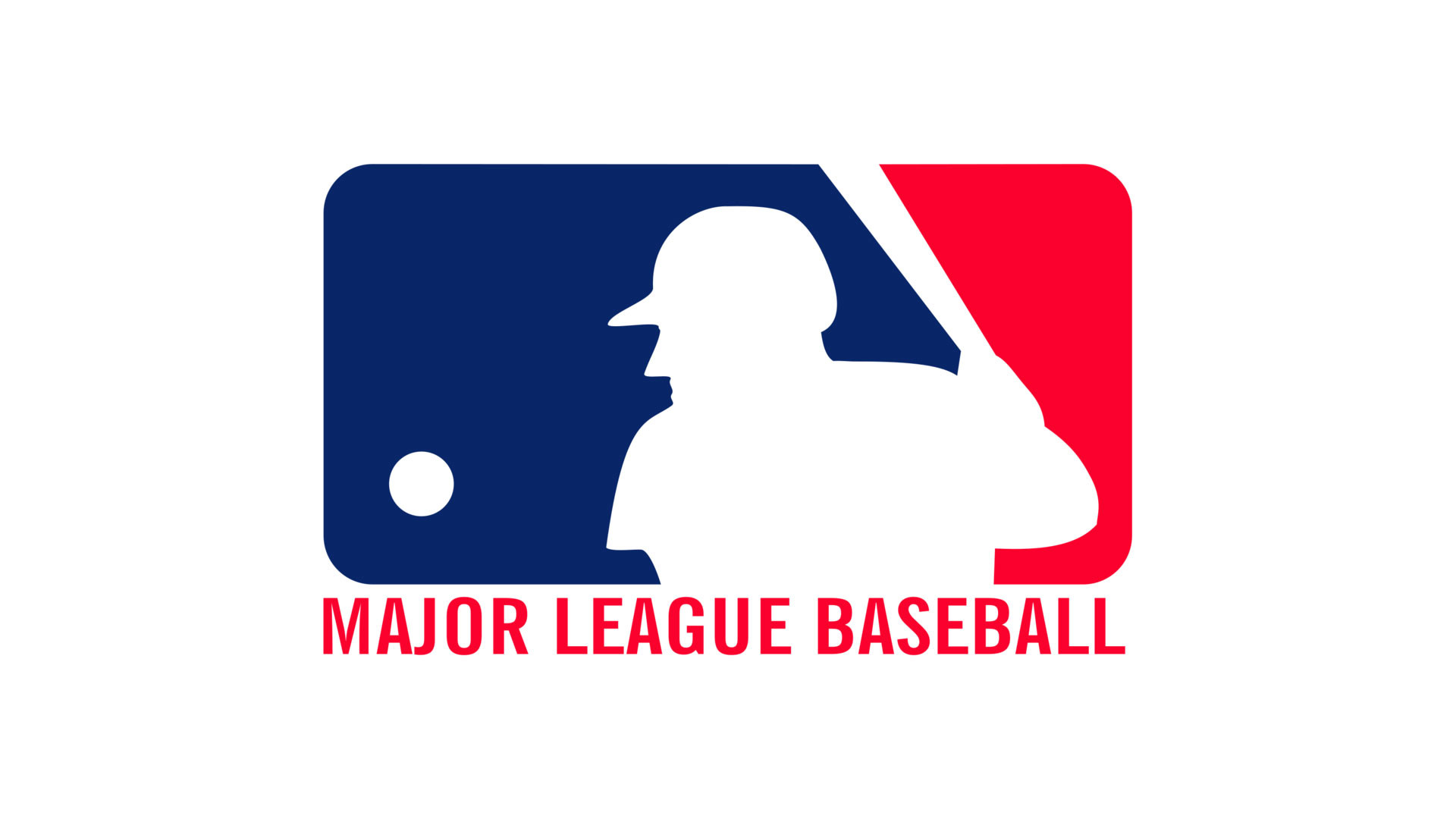 Mlb Major League Baseball Logo Wallpaper 
 Data-src - Major League Baseball Small Logo - HD Wallpaper 
