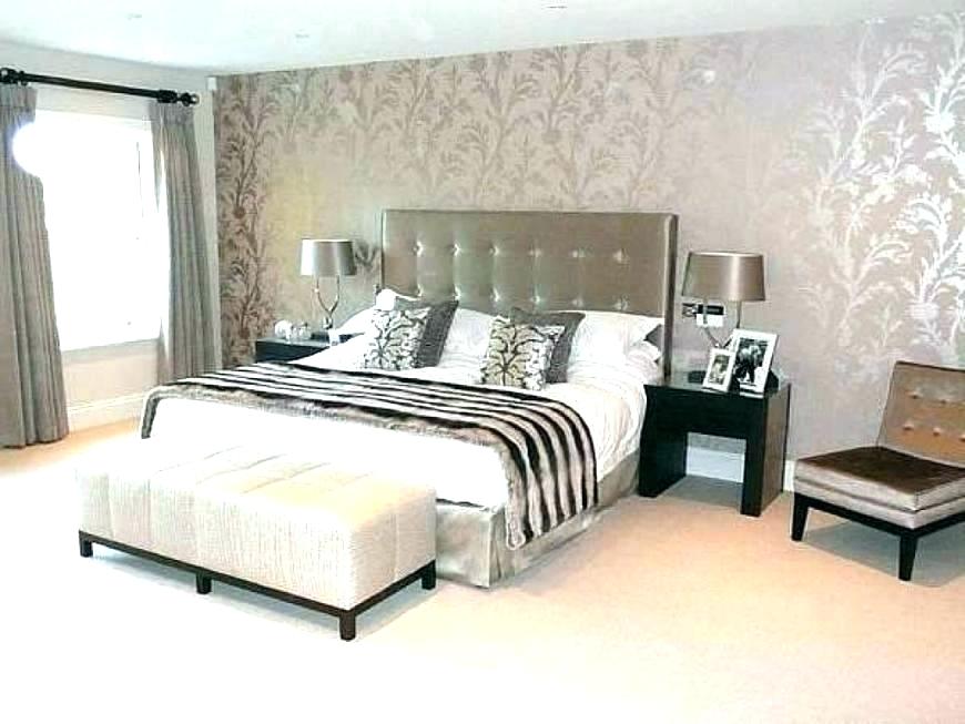Rose Gold Wallpaper Bedroom Ideas Master Brown And - Gold Bedroom Wallpaper Ideas - HD Wallpaper 