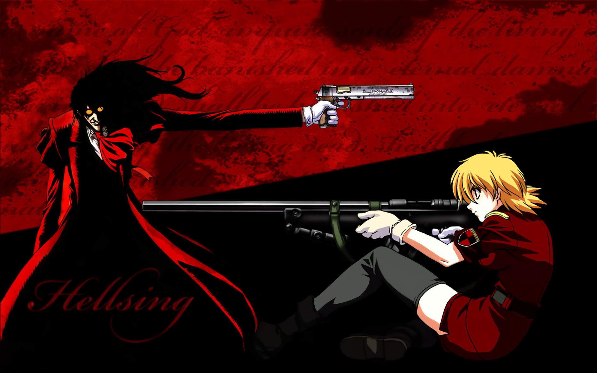 Net/fs29/f/2008/051/b/ 
 Data-src - Hellsing Seras Victoria Y Alucard - HD Wallpaper 
